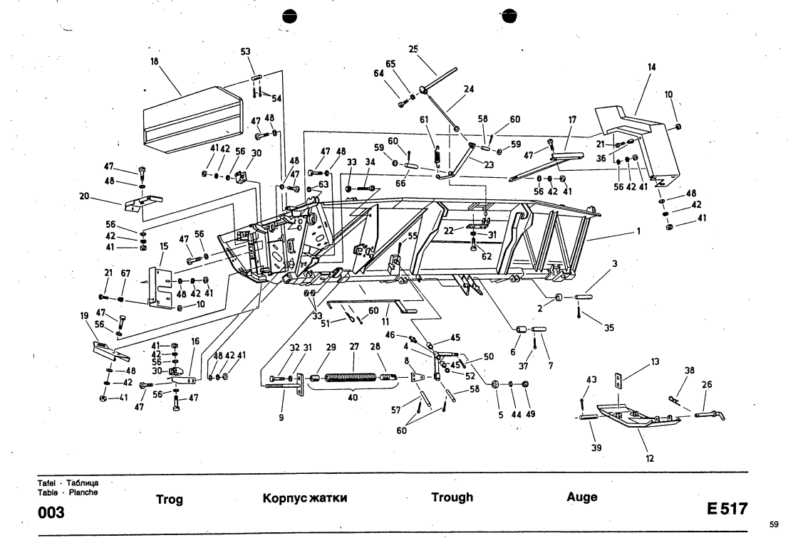Manual de Partes Cosechadora Case -MDW E517
