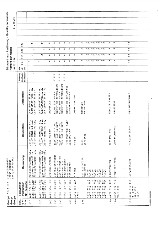 Manual de Partes Eje Delantero Zf APL-355 - 4472 054 017-019-020-022
