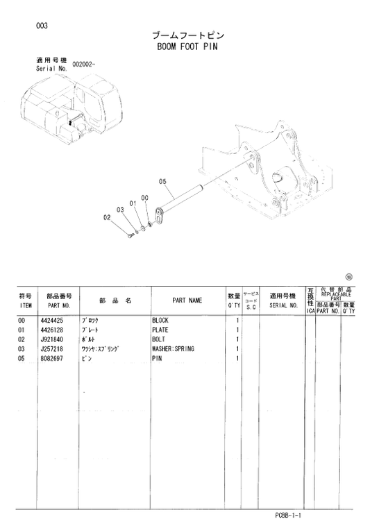 Manual de Partes Excavadora sobre Ruedas Hitachi Zaxis 160W