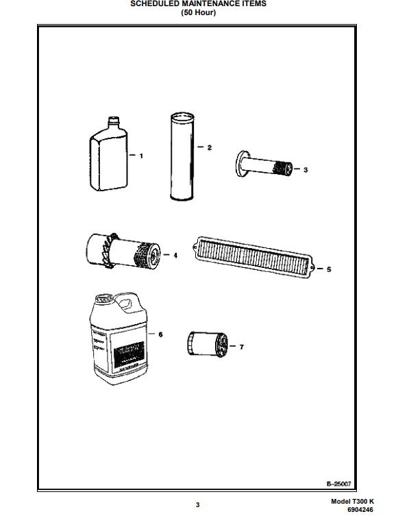 Manual de Partes Minicargador sobre Orugas Bobcat T300