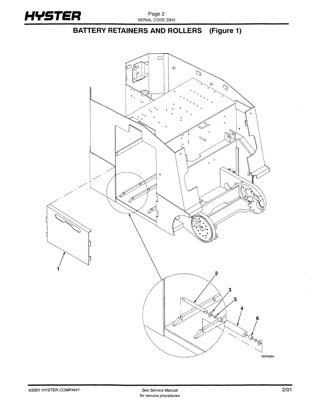 Manual de Partes Montacarga Hyster E30FR-24, E30FR, E35FR, E40FR, E45FR, E50FR (Z943)