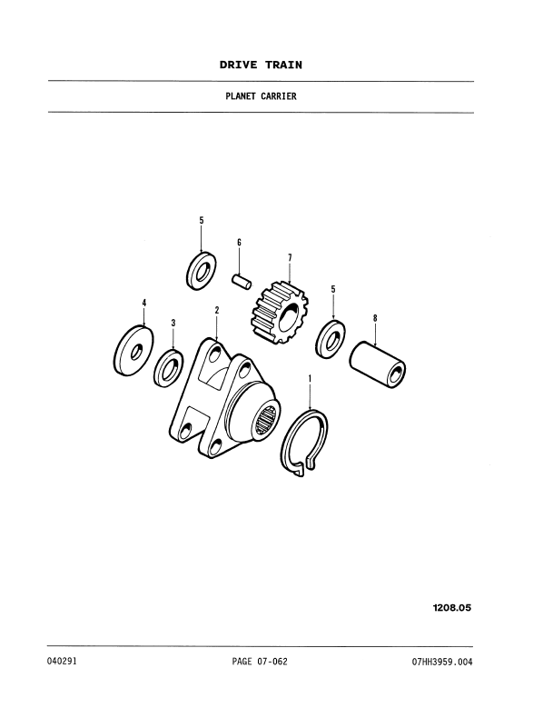 Manual de Partes Motoniveladora Galión 850
