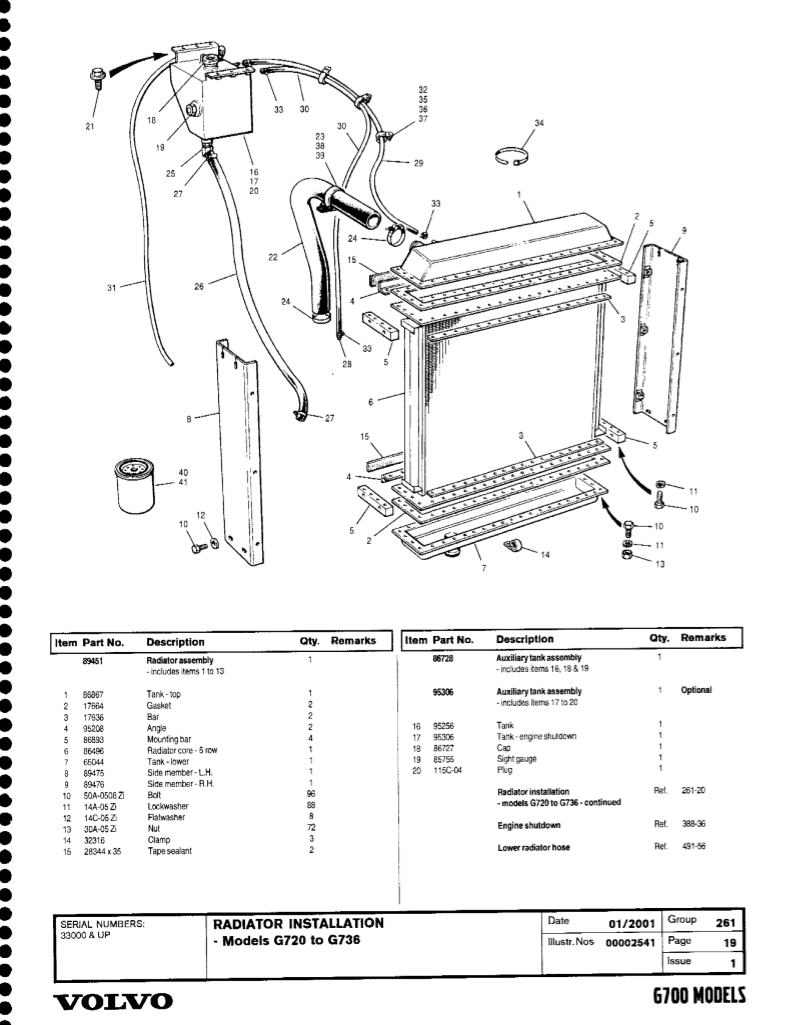 Manual de Partes Motoniveladora Volvo G700 Series