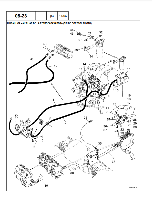 Manual de Partes Retroexcavadora Case 580M Series 2