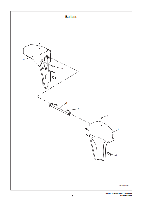 Manual de Partes Telehandler Bobcat T3571, T3571L