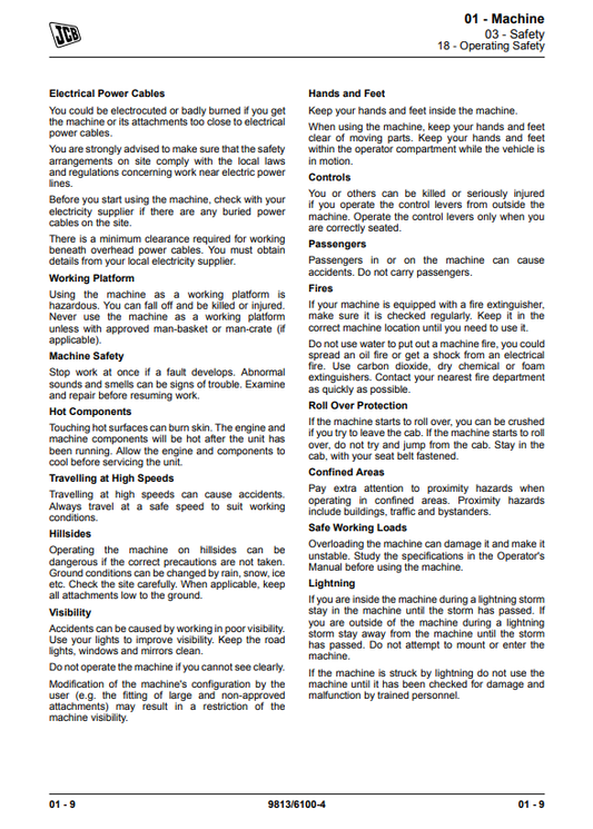 Manual de Reparacción Cargador JCB 427, 435S, 437