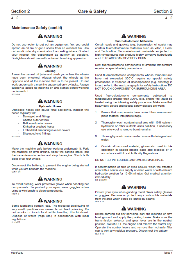 Manual de Reparación - Piezas Transmisión Mecanica 55-3 JCB SD