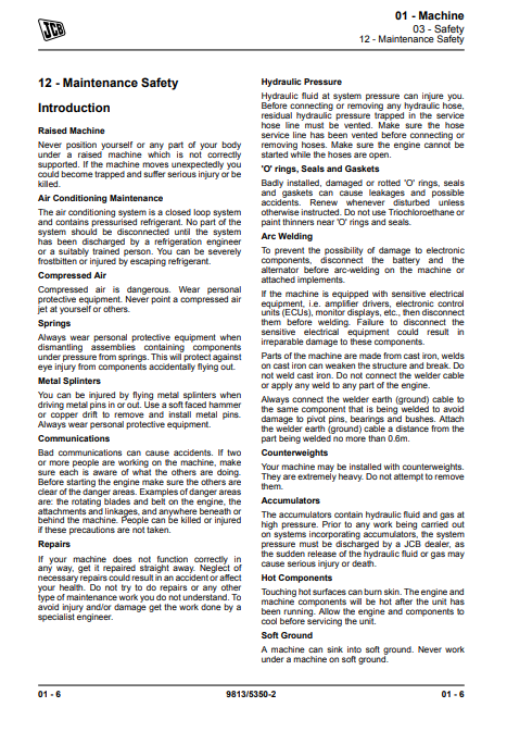 Manual de Reparación Camión JCB 10TFT, 9TFT, 9TST