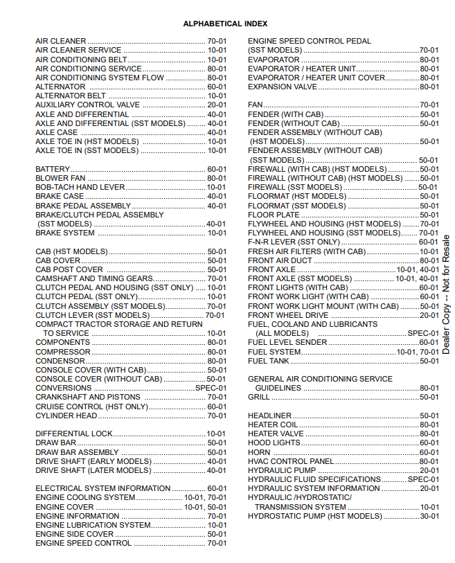 Manual de Reparación Tractor Compacto Bobcat CT335