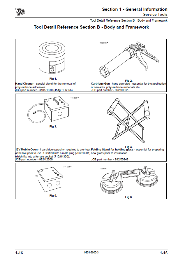 Manual de Reparación Retroexcavadora JCB 1CX