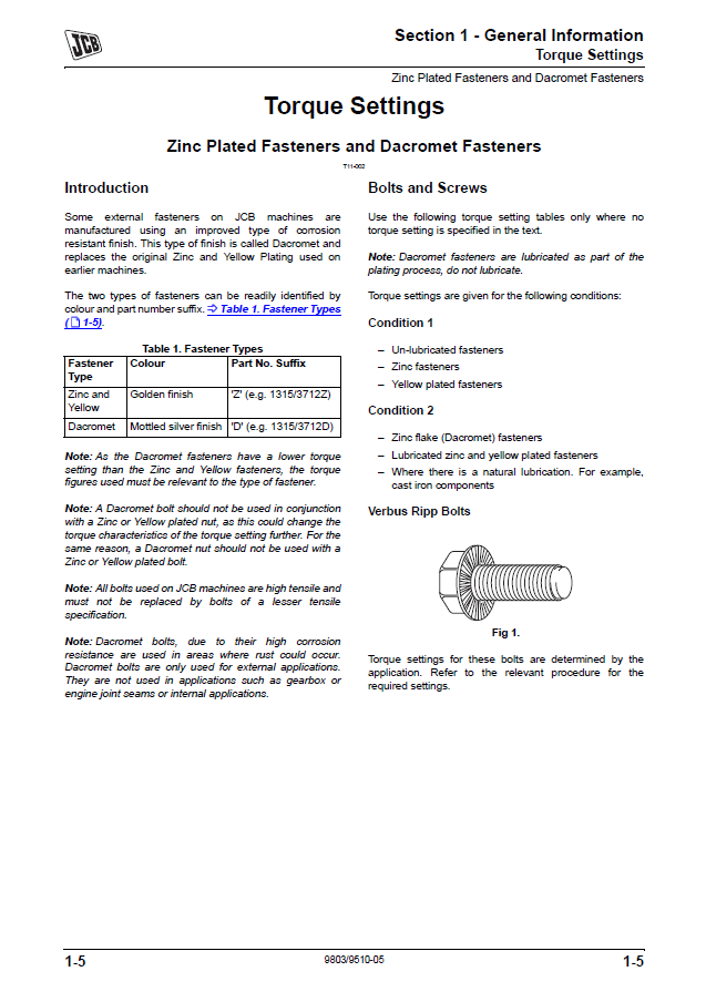 Manual de Reparación Montacarga JCB 2.5, 3.0, 3.5 Series