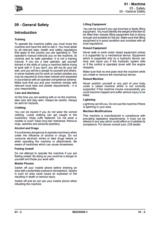 Manual de Reparación Cargador JCB 3DX Super, 3DX Xtra, 4DX