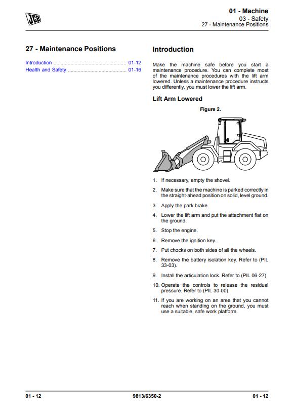 Manual de Reparación Cargador JCB 411HT, 413S, 417HT