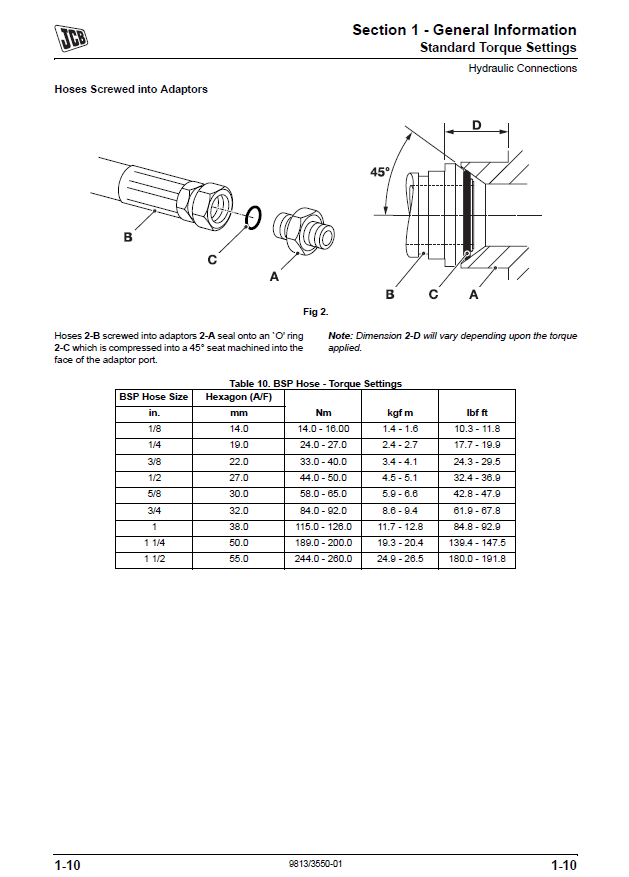 Manual de Reparación Cargador JCB 418S