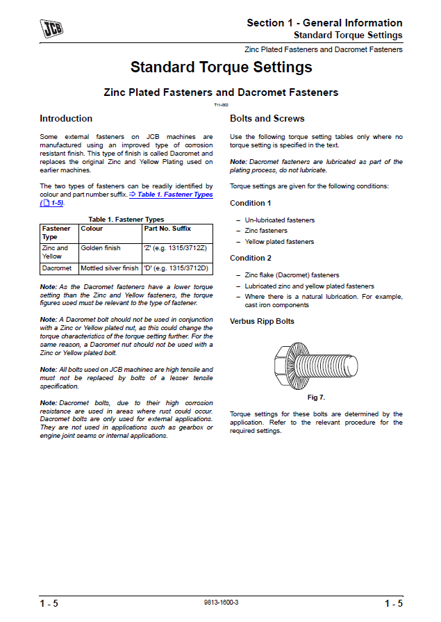 Manual de Reparación Cargador JCB 427, 437 y 457