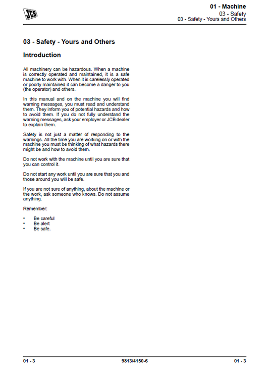 Manual de Reparación Cargador JCB 457