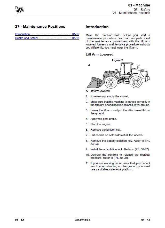 Manual de Reparación Cargador JCB 457