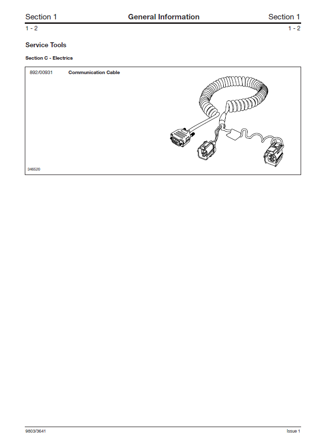 Manual de Reparación Complementario Telehandler JCB 532H, 537H