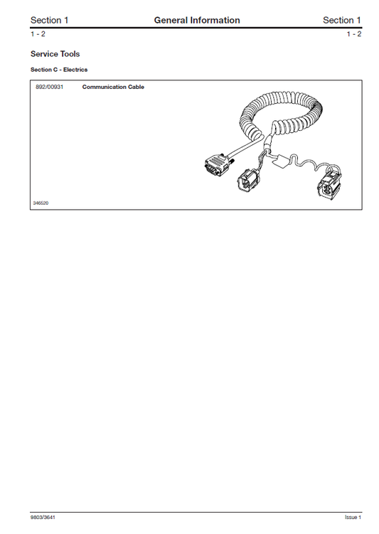 Manual de Reparación Complementario Telehandler JCB 532H, 537H