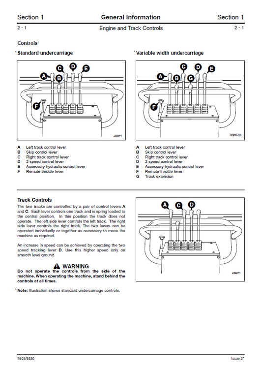 Manual de Reparación Contenedor de Basura sobre Orugas JCB TD7, JCB TD10