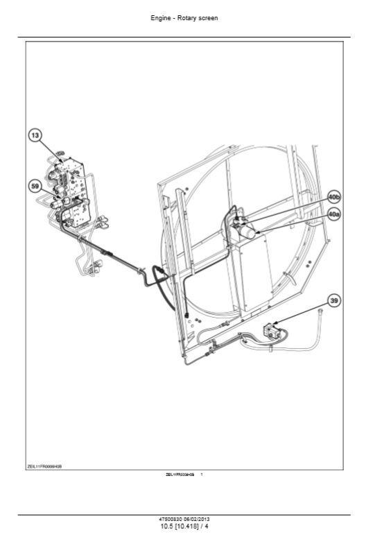Manual de Reparación Cosechadora New Holland FR9040, FR9050, FR9060, FR9080, FR9090
