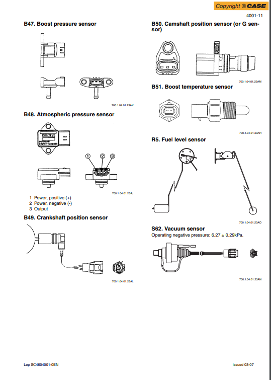 Manual de Reparación Excavadora Case CX460 Tier 3