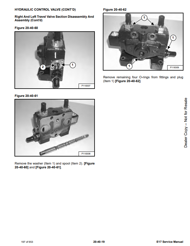 Manual de Reparación Excavadora Compacta Bobcat E17z