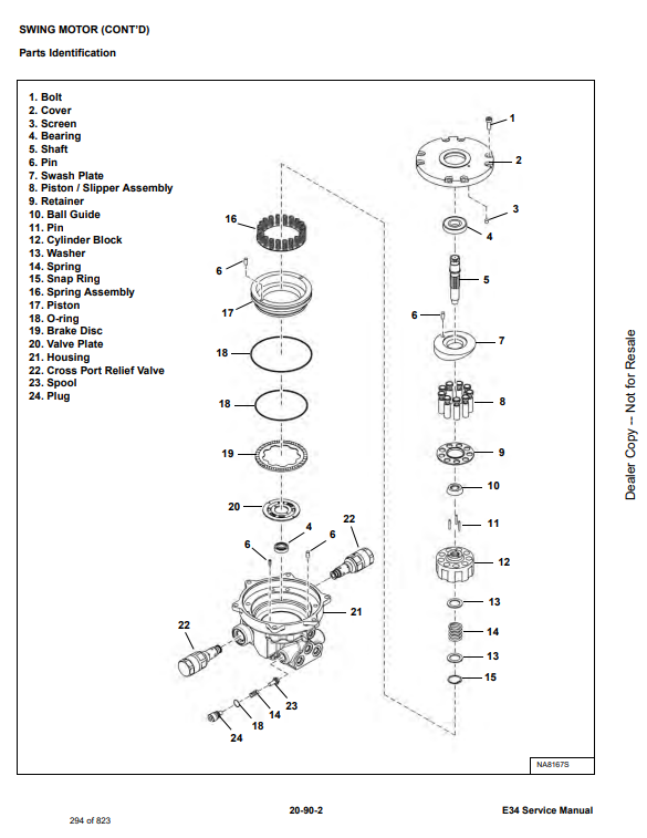 Manual de Reparación Excavadora Compacta Bobcat E34