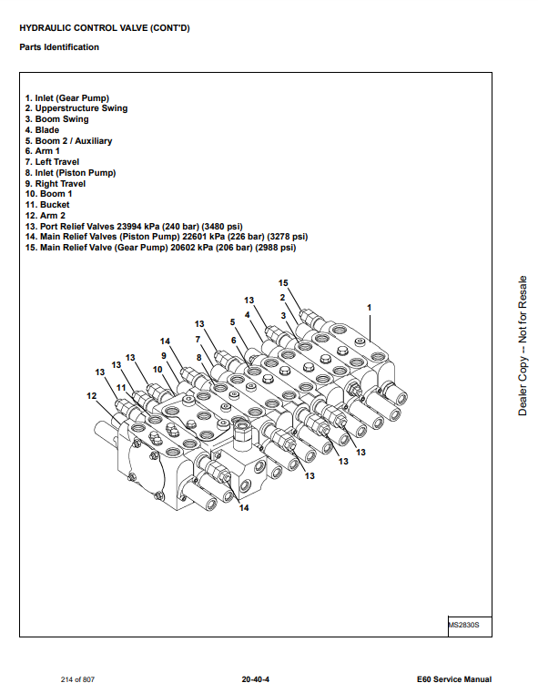 Manual de Reparación Excavadora Compacta Bobcat E60