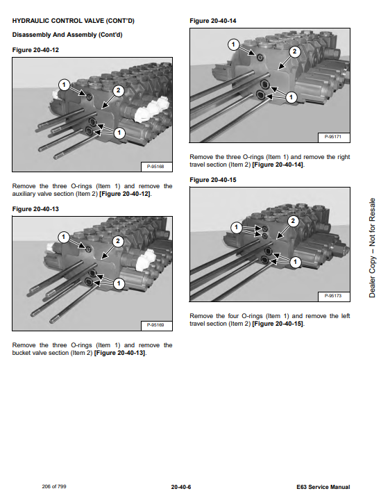 Manual de Reparación Excavadora Compacta Bobcat E63