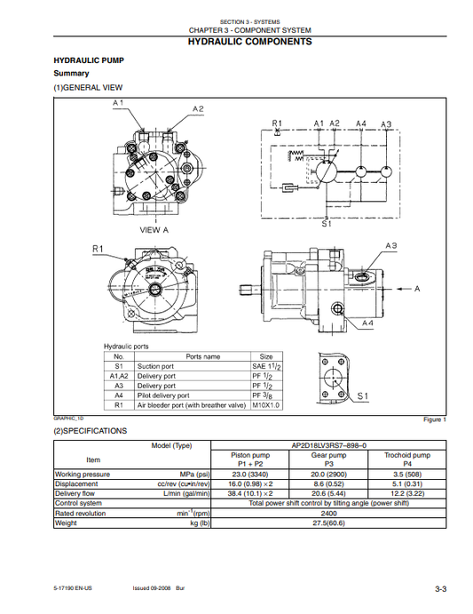 Manual de Reparación Excavadora Compacta Kobelco 30SR, SR35 Tier 4