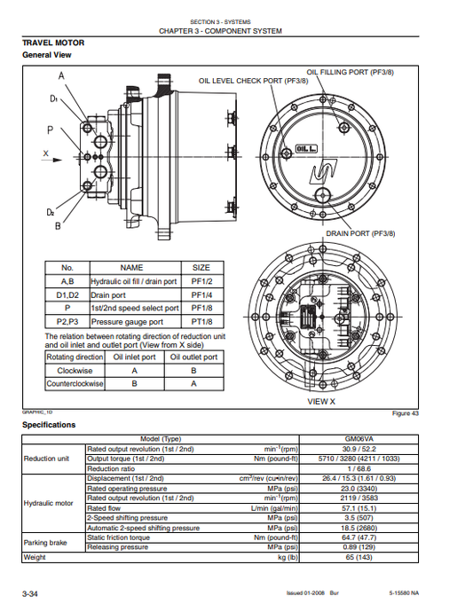 Manual de Reparación Excavadora Compacta Kobelco 50SR ACERA TIER 4