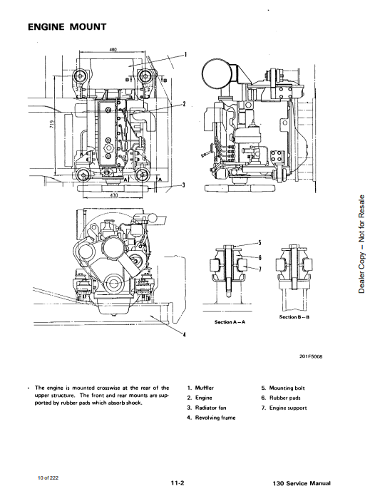 Manual de Reparación Excavadora Hidraulica Bobcat 130