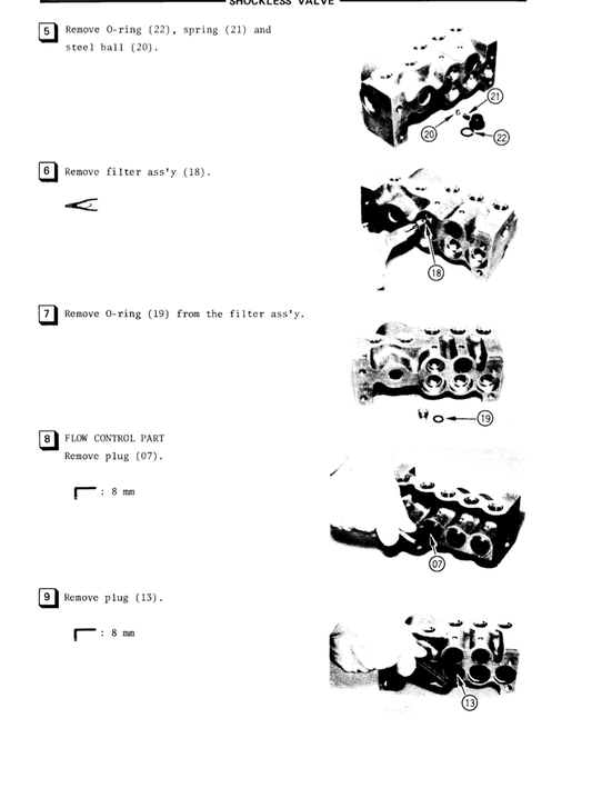 Manual de Reparación Excavadora Hidráulica Hitachi EX60