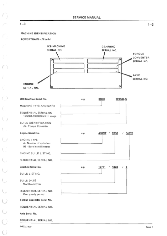 Manual de Reparación Excavadora JCB 2D 2DS 3 3C 3CS 3D 700