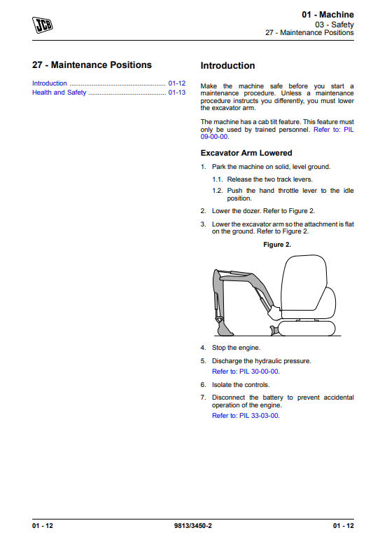 Manual de Reparación Excavadora JCB 67C-1