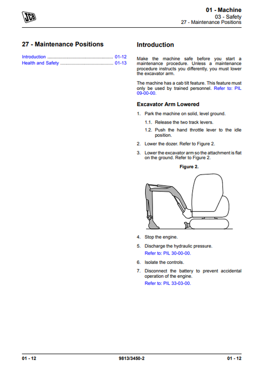 Manual de Reparación Excavadora JCB 67C-1