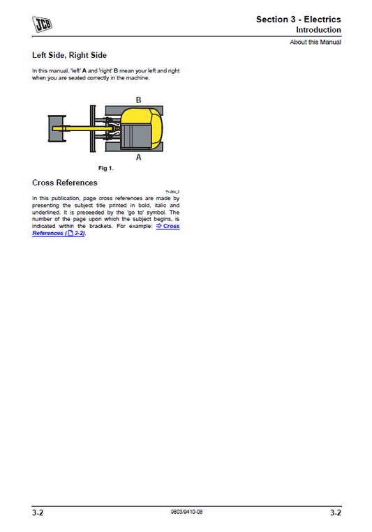 Manual de Reparación Mini Excavadora JCB 8025ZTS, 8026CTS, JS30, 8029CTS, 8030ZTS, 8035ZTS