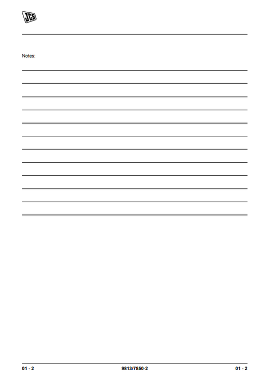 Manual de Reparación Excavadora JCB 8026 CTS, JCB 30PLUS