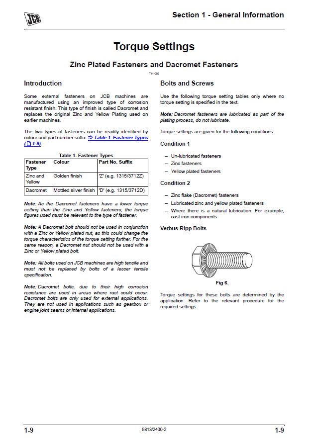 Manual de Servicios Excavadora JCB JS210, JS220 Motor
