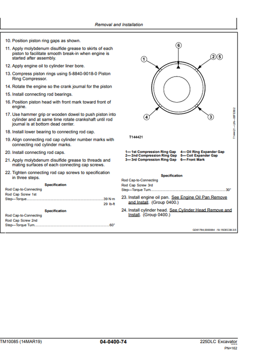 Manual de Reparación Excavadora John Deere 225DLC