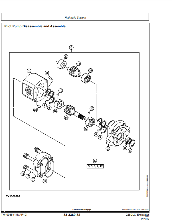 Manual de Reparación Excavadora John Deere 225DLC
