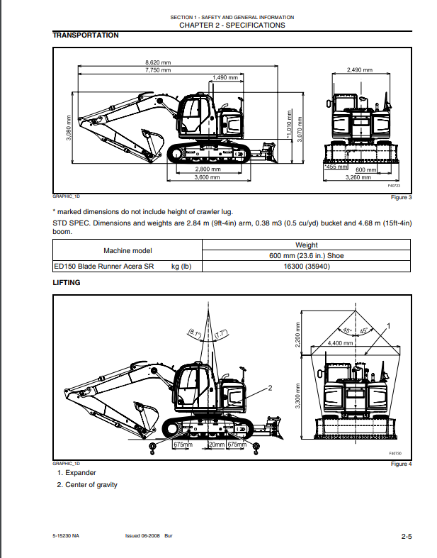 Manual de Reparación Excavadora Kobelco ED150 ACERA SR
