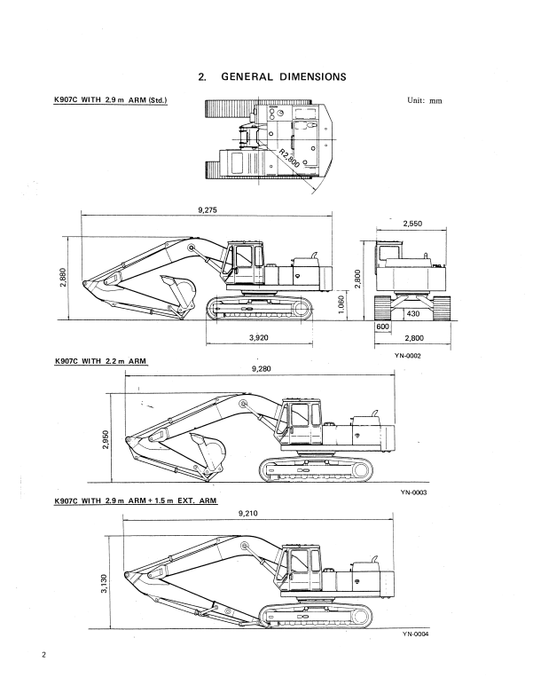 Manual de Reparación Excavadora Kobelco K907C, K907C LC