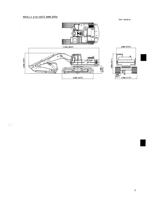 Manual de Reparación Excavadora Kobelco K912-II, K912LC-II
