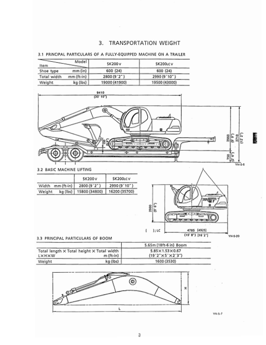 Manual de Reparación Excavadora Kobelco SK200-V, SK200LC-V