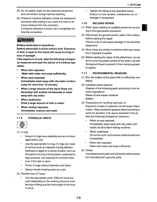 Manual de Reparación Excavadora Kobelco SK27SR-3