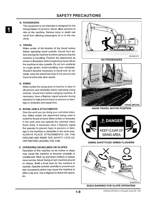 Manual de Reparación Excavadora Kobelco SK290LC, SK330LC