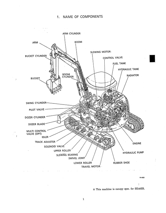 Manual de Reparación Excavadora Kobelco SK40SR , SK45SR