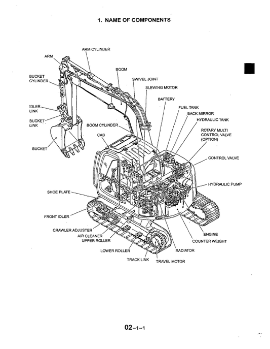 Manual de Reparación Excavadora Kobelco SK70SR-1E